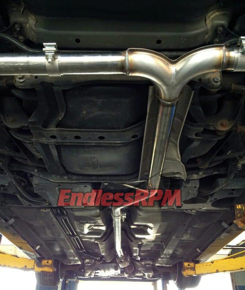 4.5" Dual Slanted Tip Cat-Back Exhaust System For 04-08 Acura TSX By CRC