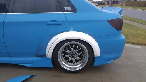 narrow body wrx fender flares