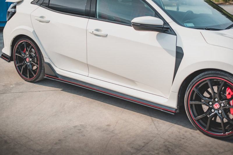 Racing Durability Side Skirts Diffusers V.2 Honda Civic X Type-R - Image 2